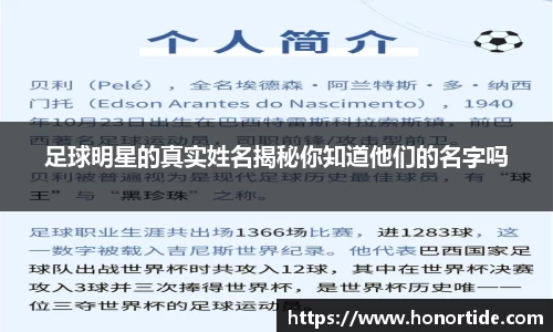 足球明星的真实姓名揭秘你知道他们的名字吗